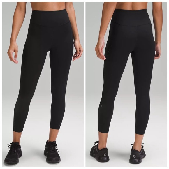 lululemon athletica Pants - NWT Lululemon Fast and Free HR Tight 25" Leggings Black MSRP $128 Size 4